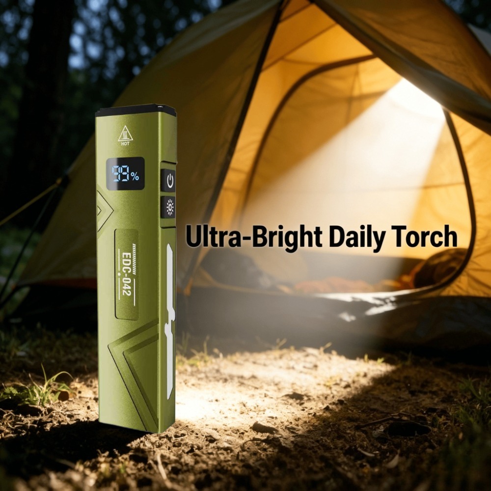 Edc Carry Pen - Lampe de poche EDC rechargeable, lumière
