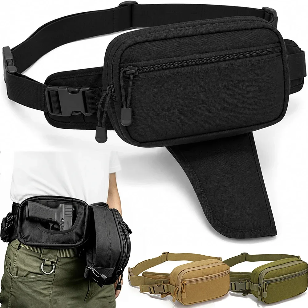 Edc Pistol Carry Bag - Sac banane tactique pour homme avec