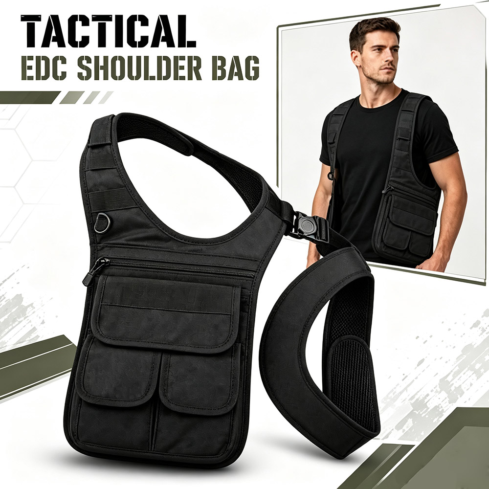 Edc Concealed Carry Sling Bag - Sac à outils tactique dissimulé sous