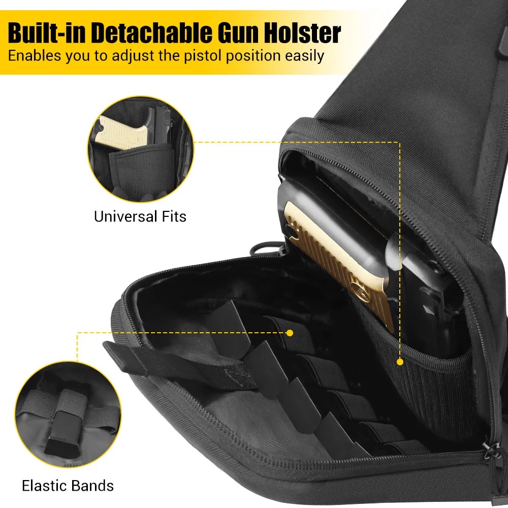 Sac de transport dissimulé pou - Edc Pistol Carry Bag avis et prix