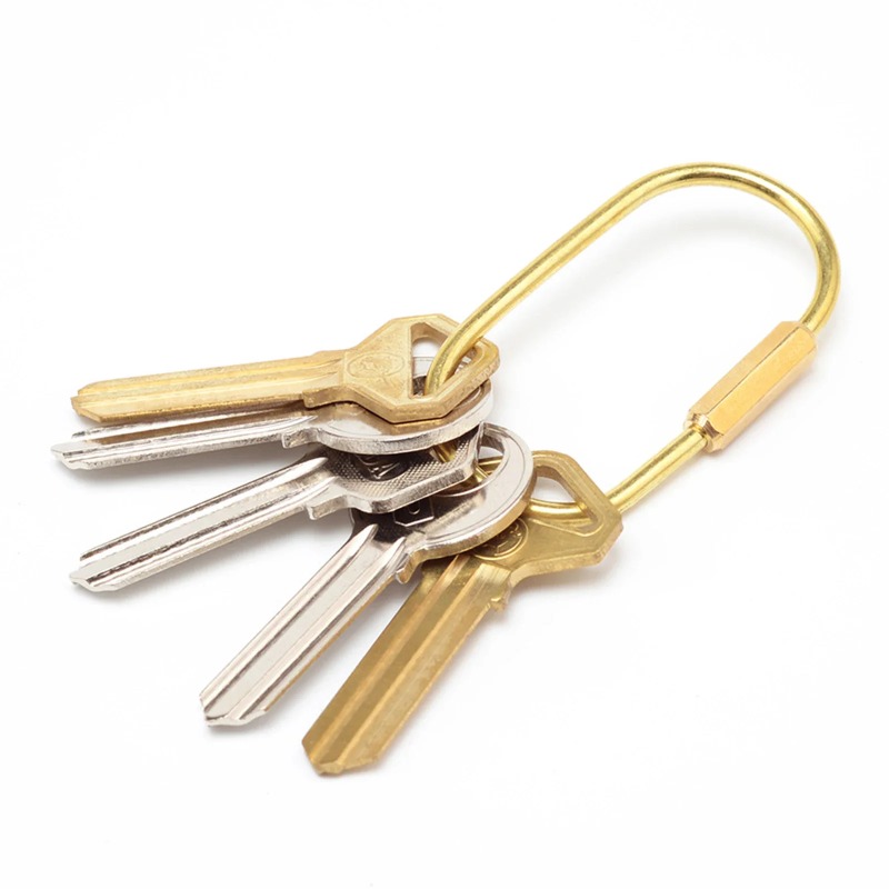 Porte-clés en laiton massif av - Edc Car Carry avis et prix