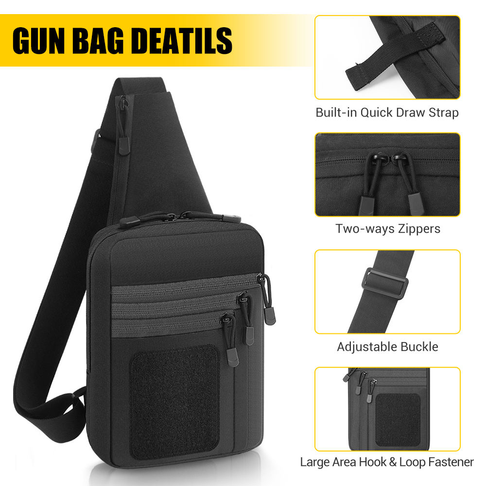 Sac pour pistolet tactique, ét - Edc Concealed Carry Sling Bag avis et prix
