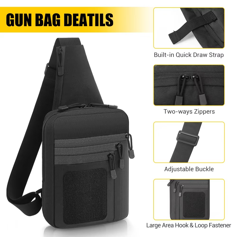 Sac tactique pour pistolet, ét - Edc Concealed Carry Sling Bag avis et prix