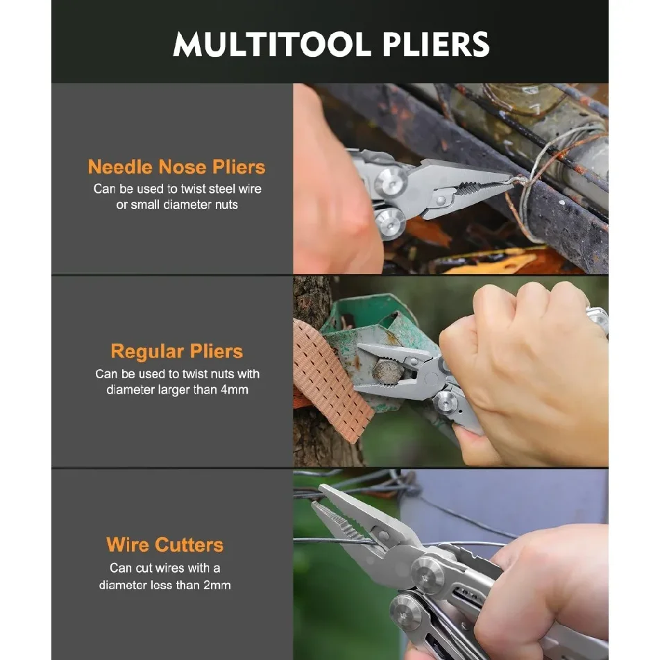 Pince pliante d'extérieur EDC, - Edc Carry Pliers avis et prix