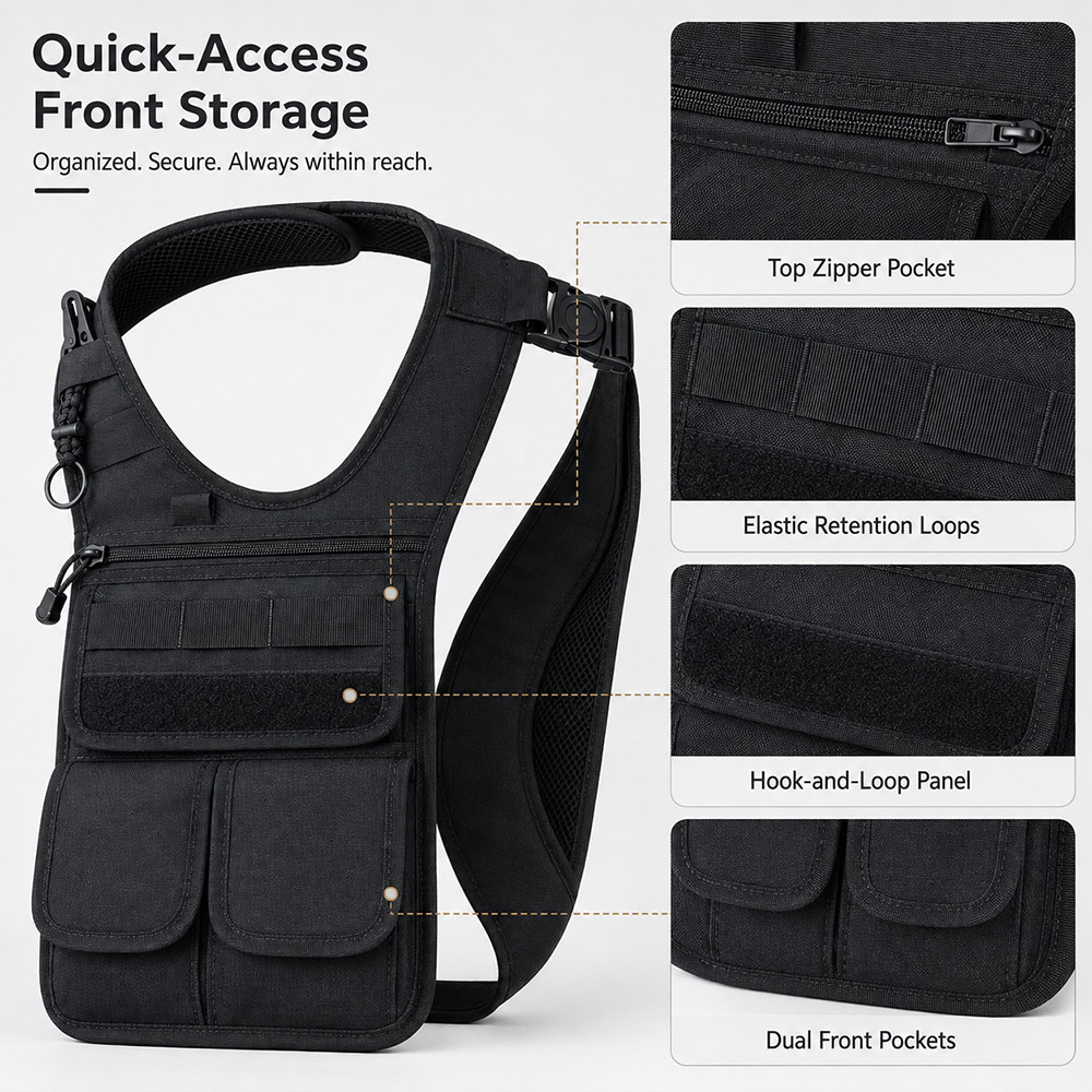 Sac à outils tactique dissimul - Edc Concealed Carry Sling Bag avis et prix