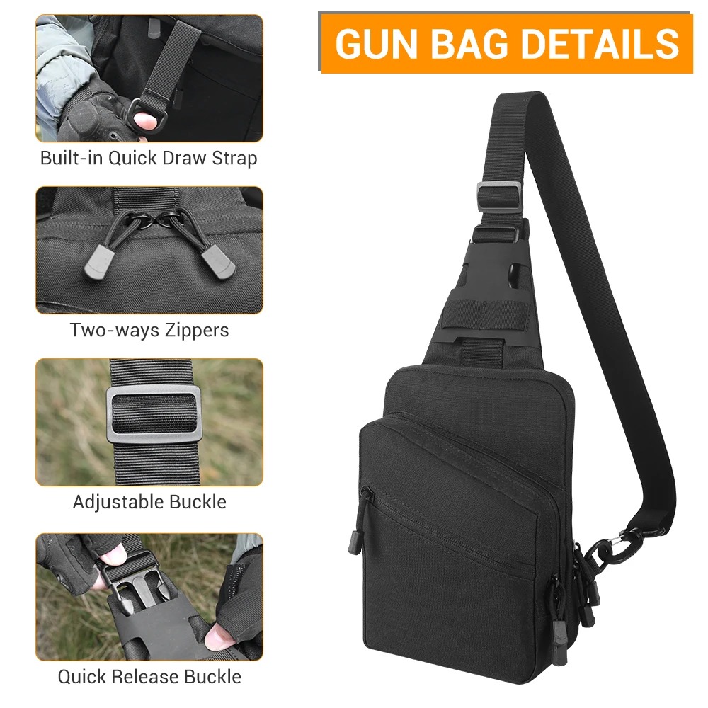 Sac tactique pour pistolet, po - Edc Pistol Carry Bag avis et prix